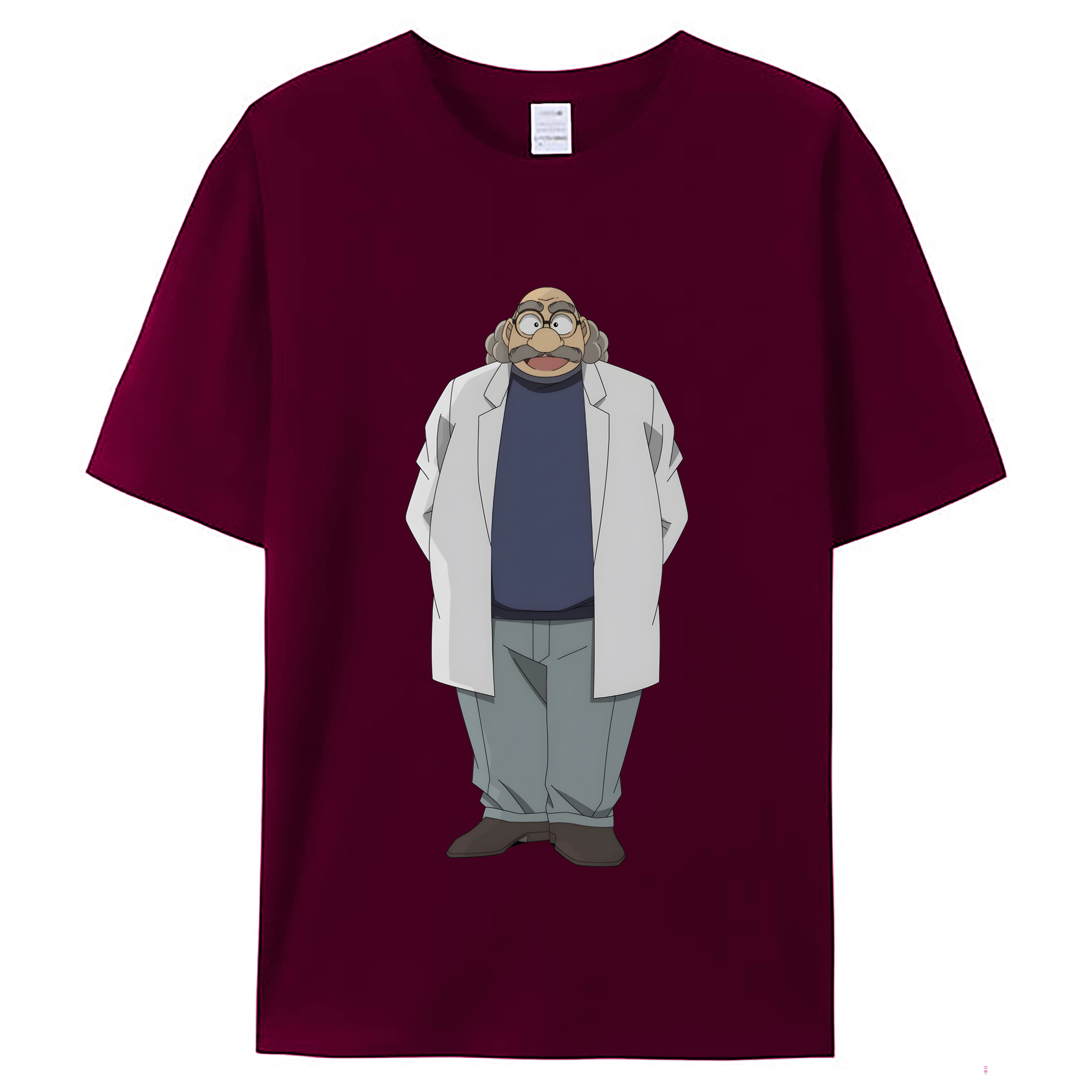 （画像用） 名探偵コナン あがさ ひろし Detective Conan Agasa Hiroshi レディースカジュアルプリントTシャツ（綿100％）
